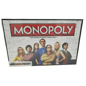 The Big Bang Theory Monopoly Board Game, USAopoly, New Factory Sealed